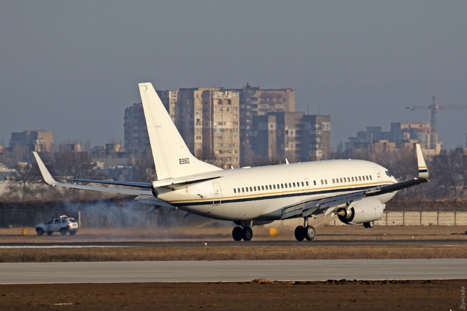 В Одессе совершил посадку «Boeing» ВМС США