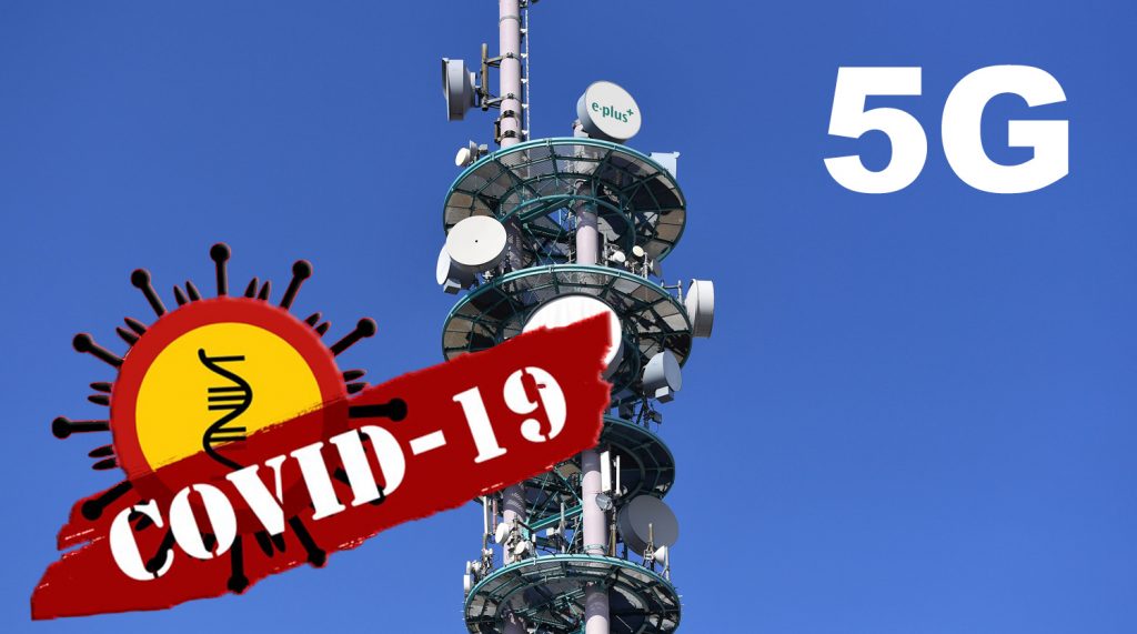 Британцы поджигают вышки 5G после слухов о распространении через них COVID-19