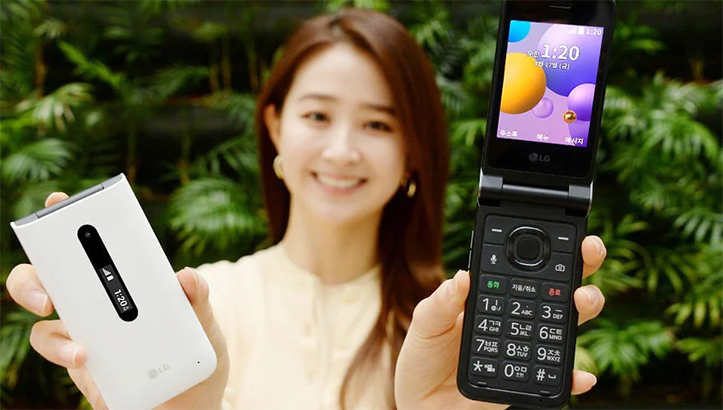 Компания LG выпустила раскладной смартфон