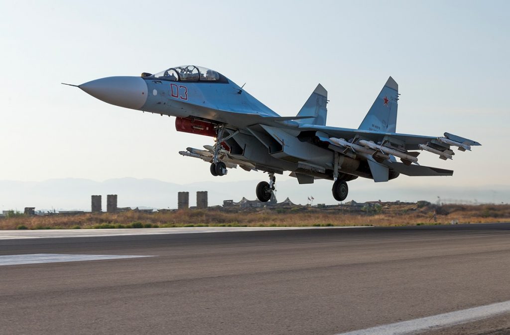 В Минобороны России рассказали о перехвате самолета ВМС США у авиабазы Хмеймим