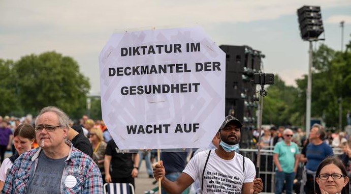 В Германии протестовали против карантина