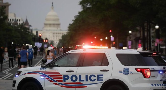Протесты в США: десятки задержанных в Вашингтоне