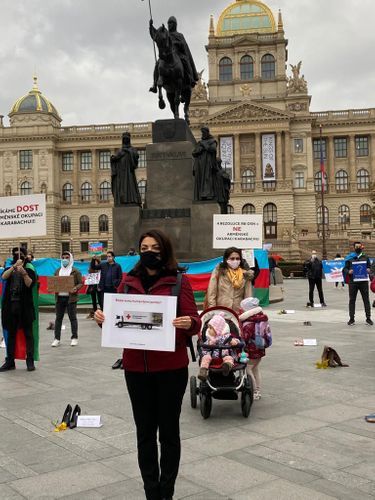 В Праге проведена акция в знак протеста против армянского террора