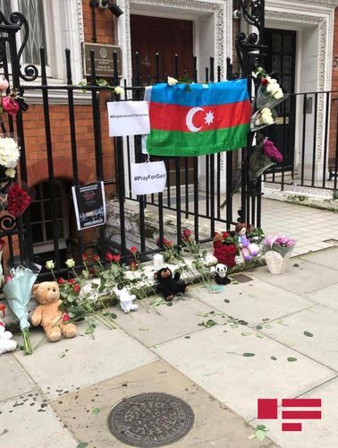 В Лондоне прошла акция памяти жертв армянских обстрелов Азербайджана: фото