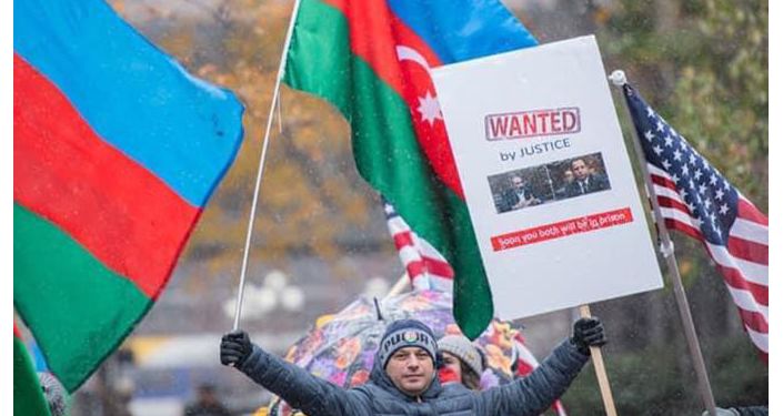 Азербайджанцы провели в Миннесоте акцию протеста: фото, видео