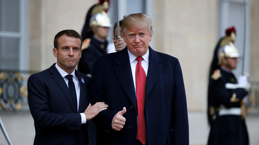 По словам Болтона, Трамп невысокого мнения о Макроне