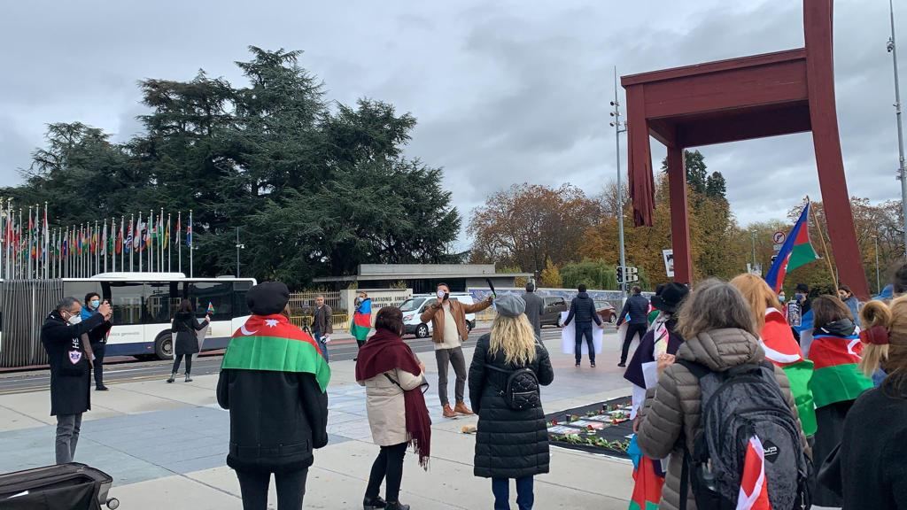 В Швейцарии провели акцию в знак протеста против провокаций Армении: фото