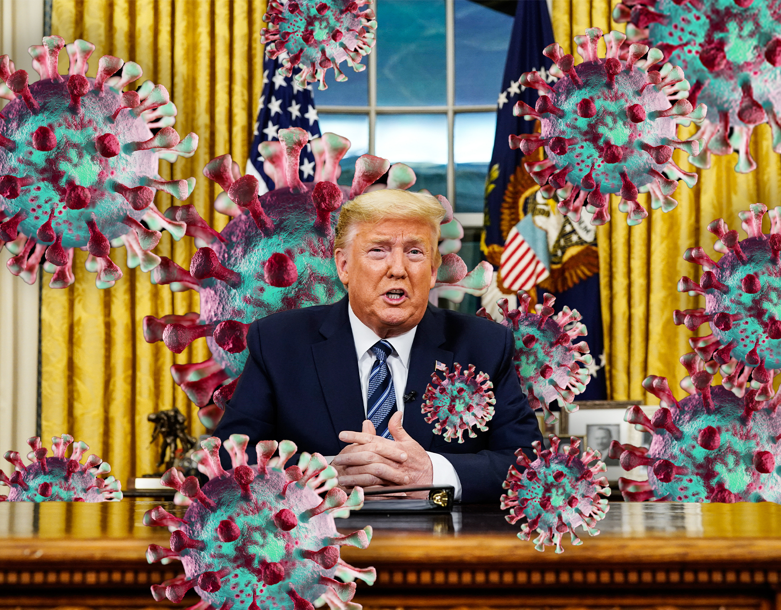 Испытания коктейля из антител, которым лечился Трамп от COVID-19, сочли опасными