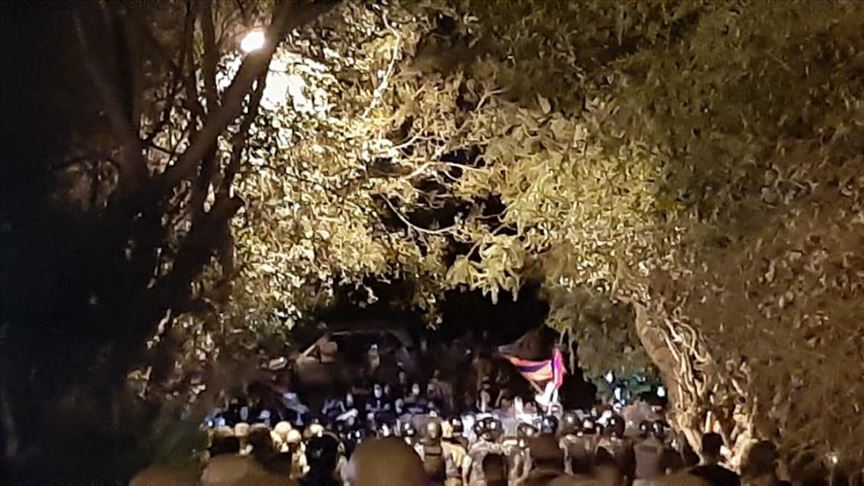 Армяне организовали несанкционированную акцию вблизи посольства Турции в Бейруте