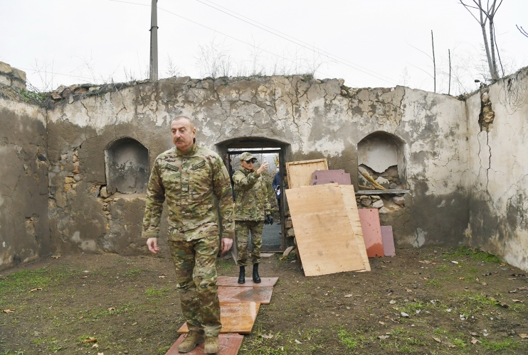 Визит Алиевых в Губадлинский и Зангиланский районы в фотографиях