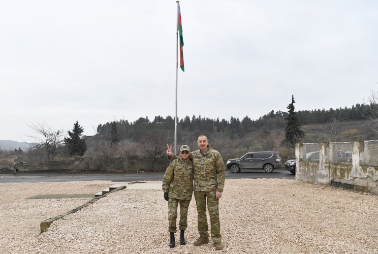 Визит Алиевых в Губадлинский и Зангиланский районы в фотографиях