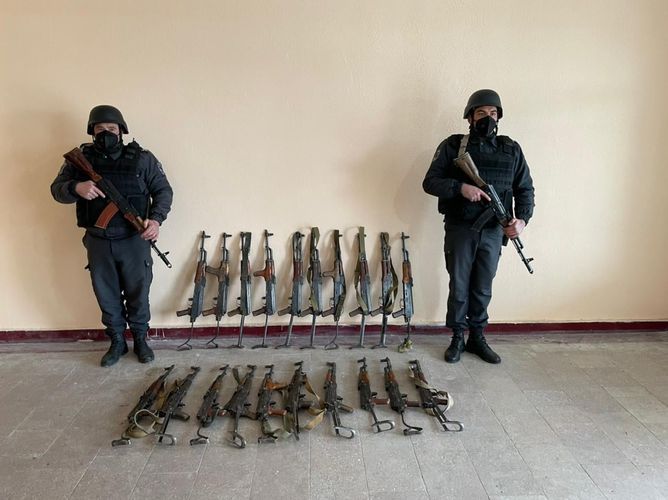 В Губадлы и Джабраиле обнаружены брошенные армянами боеприпасы