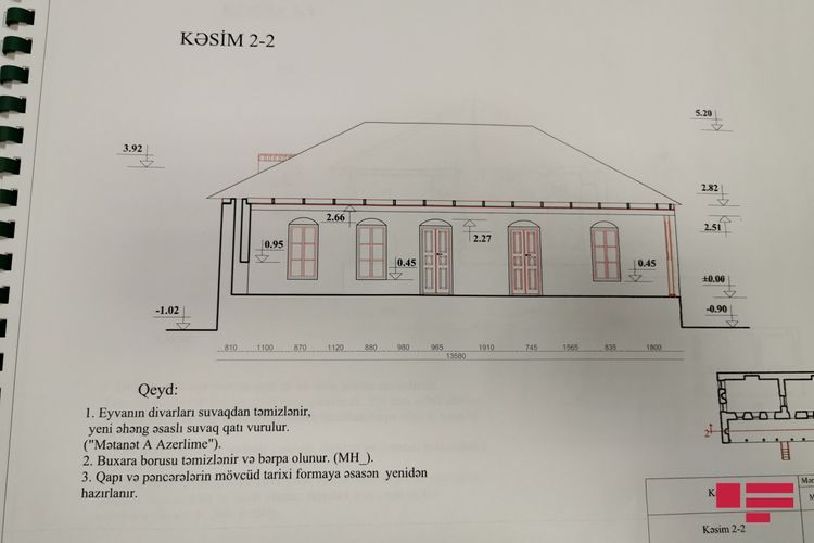 Подготовлен проект по восстановлению дома-музея Бюльбюля в Шуше (эскизы)