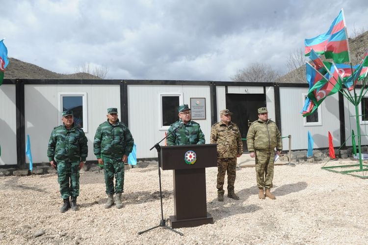 Азербайджан открыл на границе с Арменией новую воинскую часть ГПС