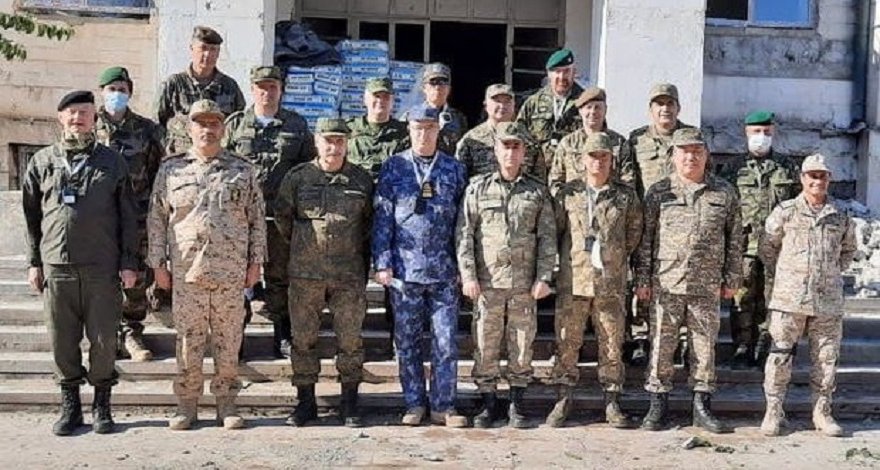 Военные атташе в освобожденном Губадлы