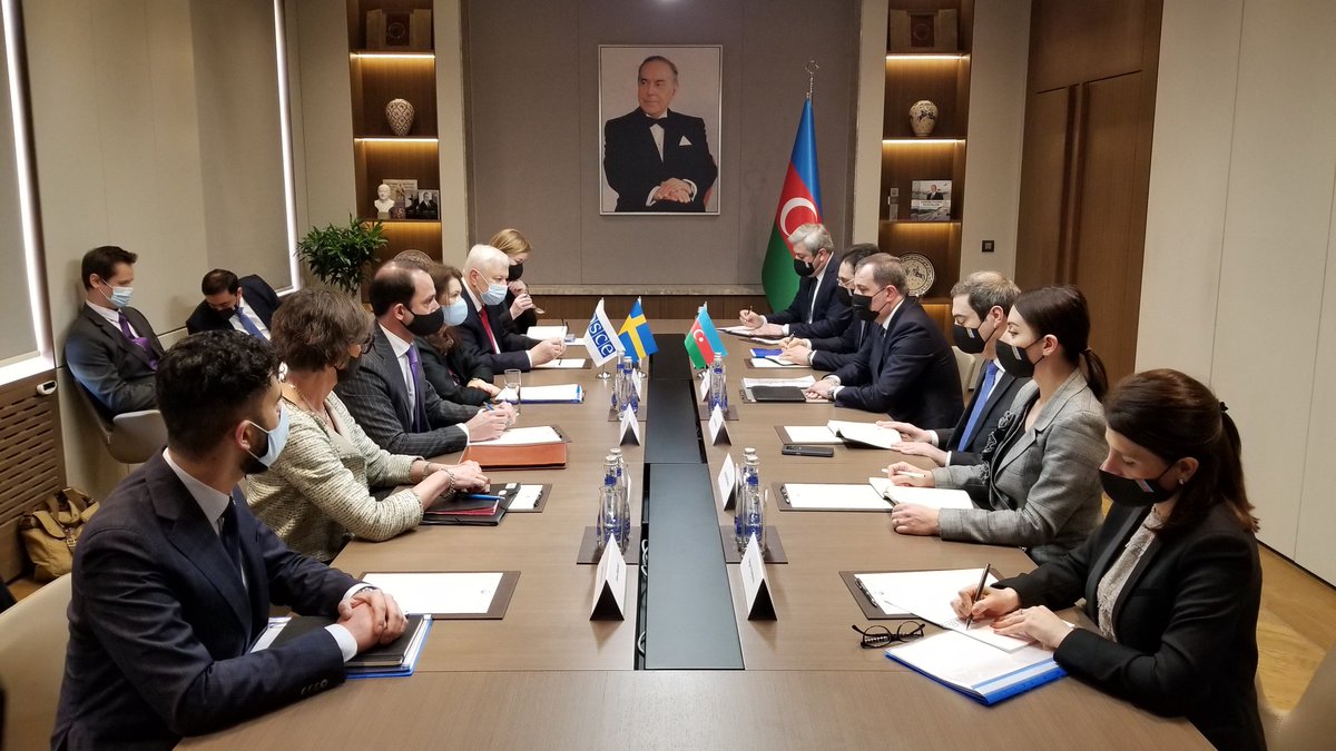 Джейхун Байрамов встретился с председателем ОБСЕ Анн Линде