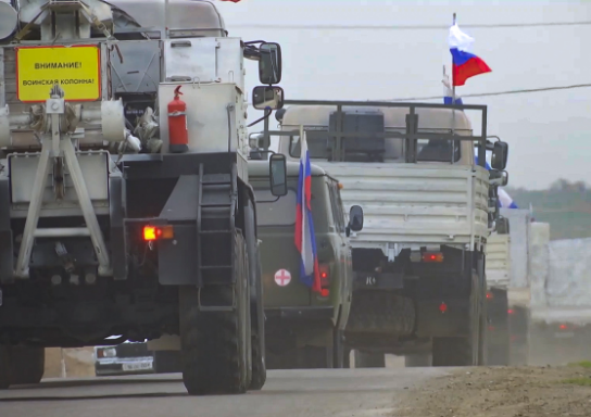 Российские миротворцы доставили 145 т гуманитарного груза в Кельбаджар