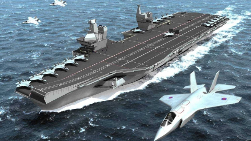 Экипаж авианосца Queen Elizabeth заразился коронавирусом