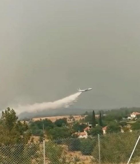 Силы МЧС Азербайджана продолжают борьбу с пожарами в Турции
