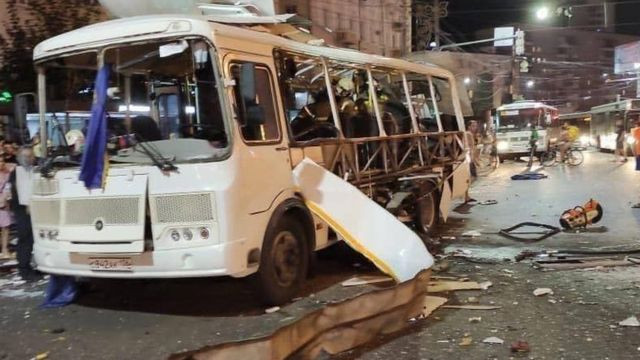 Следователи назвали основную версию взрыва автобуса в Воронеже