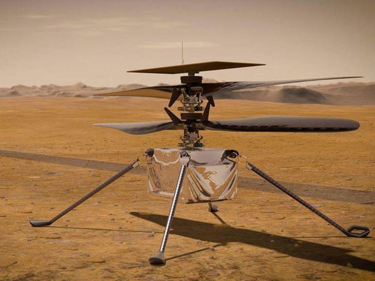 Вертолет-дрон NASA совершил очередной полет на Марсе