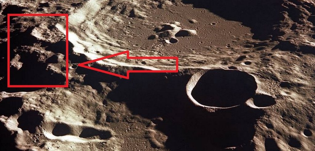 На Луне обнаружили рукотворные двухкилометровые металлические сооружения