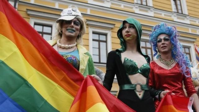 Сторонники ЛГБТ-сообщества провели акцию в Киеве
