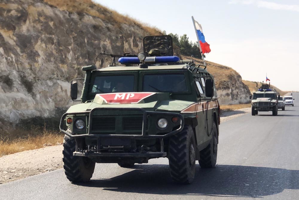 При подрыве броневика в Сирии погиб российский военный