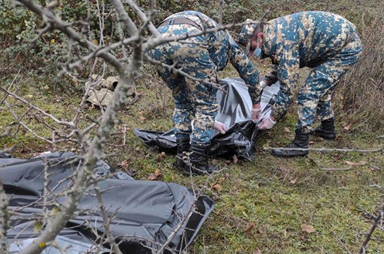 Армяне обнаружили останки своего военного в направлении Физули