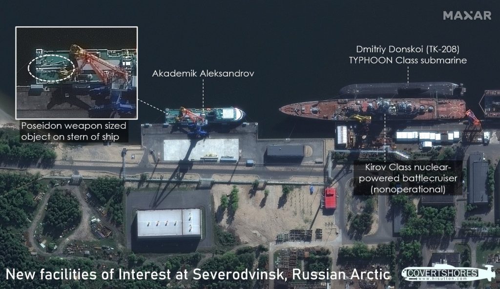 В США на снимках из космоса увидели российскую торпеду размером с автобус