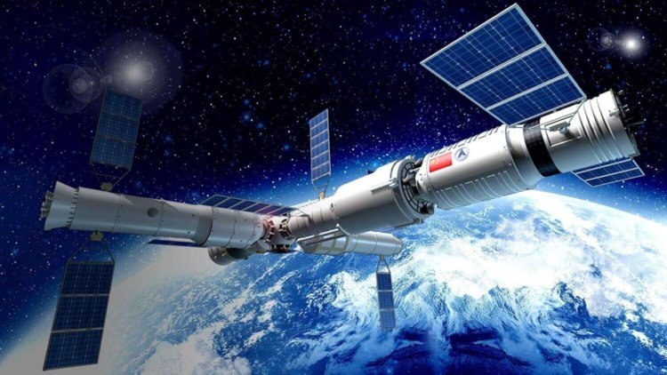 Космический грузовик "Тяньчжоу-2" произвел перестыковку с китайской орбитальной станцией