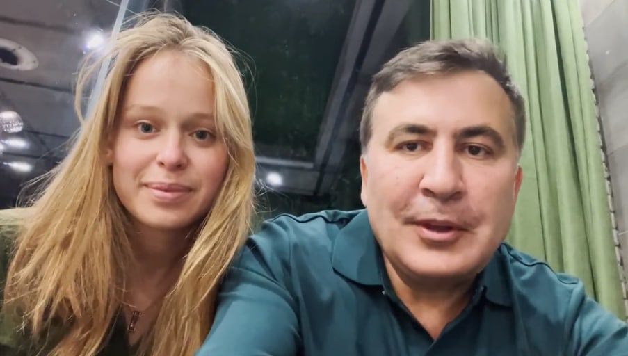 Девушка Саакашвили обратилась к Зеленскому