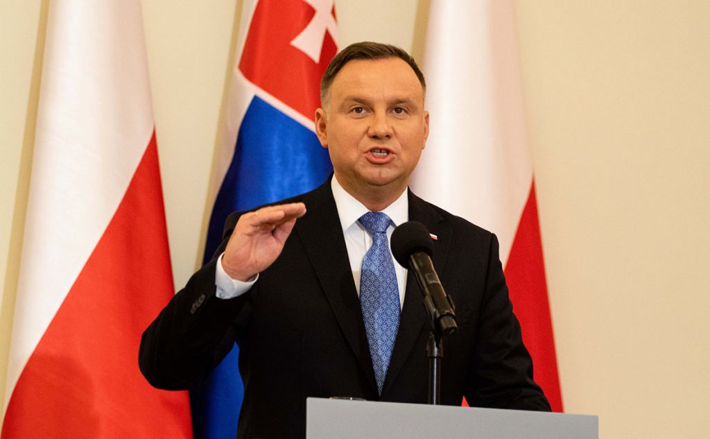 Президент Польши обвинил беларуские власти в "штурме границы"