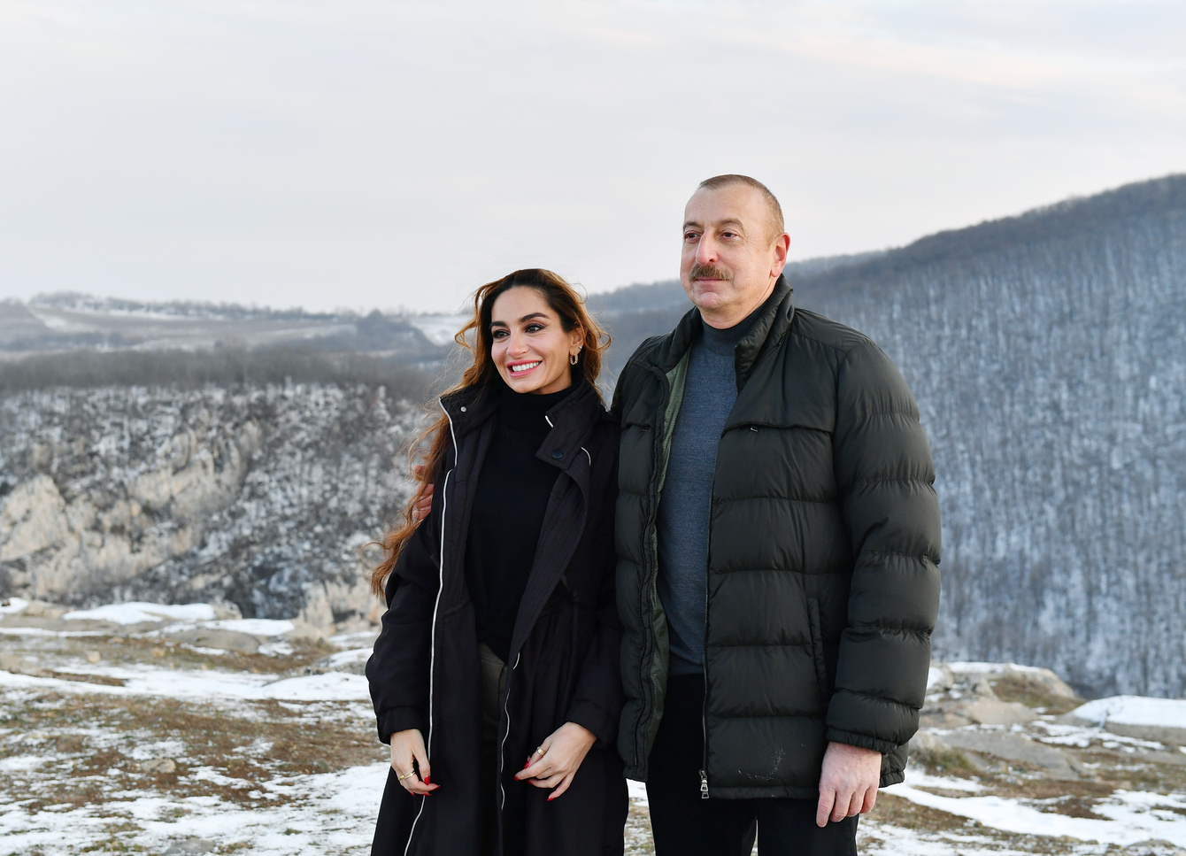 Алиевы посетили Шушу