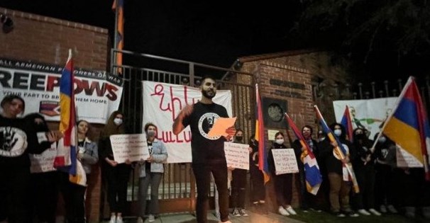 В США армяне протестовали против Пашиняна
