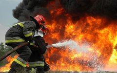 Пожар вспыхнул в мечети Миртаги в Баку