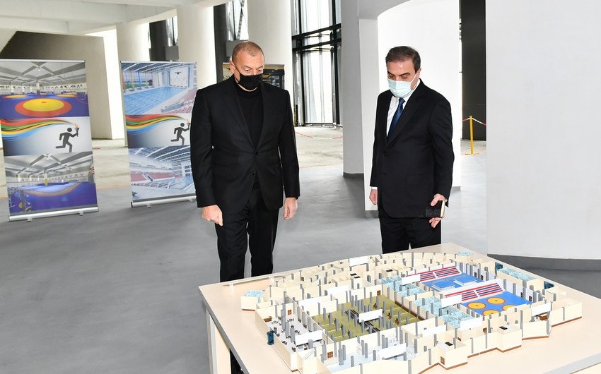 Ильхам Алиев посетил Гянджу