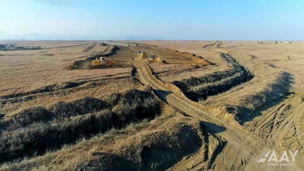 Началось строительство автомобильной дороги Агдам-Физули