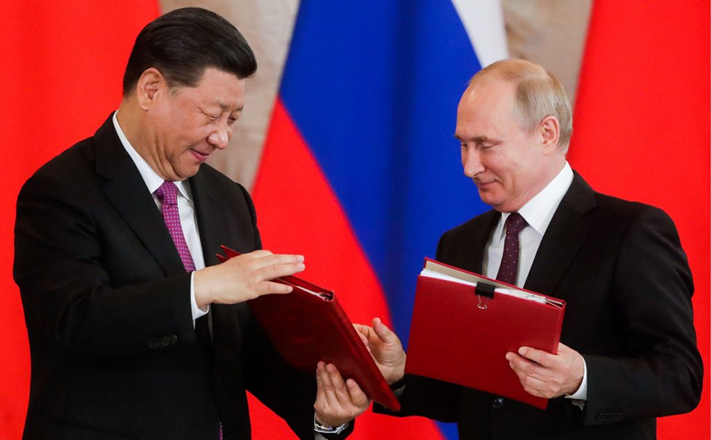 Путин и Си Цзиньпин примут совместное заявление о международных отношениях в новую эпоху