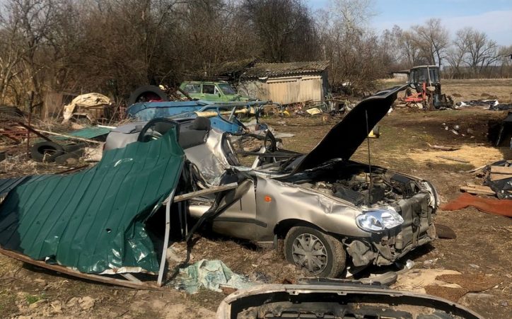 В Украине ферма азербайджанца уничтожена артиллерийским обстрелом