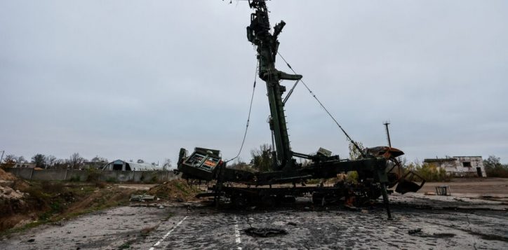 Аэропорт в Чернобаевке после месяцев обстрелов (фото)