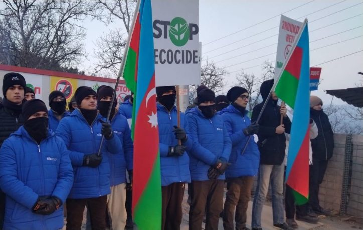 Пакистанские студенты поддержали акцию азербайджанских эко-активистов