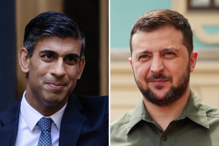 Zelenski Londona gedir