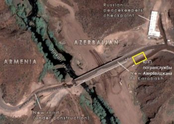 Новые кадры с азербайджанского КПП на Лачинской дороге (видео)