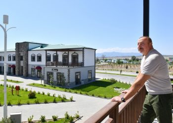 Президент в Зангилане принял участие в открытии комплекса конгресс-центра