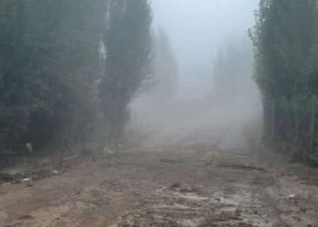 Селевые потоки разрушили часть дороги в Ярдымлинском районе