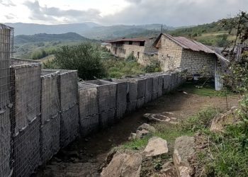 Оставленный опорный пункт на территории Ходжалинского района (видео)