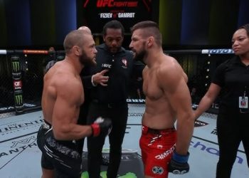 Рафаэль Физиев проиграл главный бой турнира UFC в Лас-Вегасе (видео)