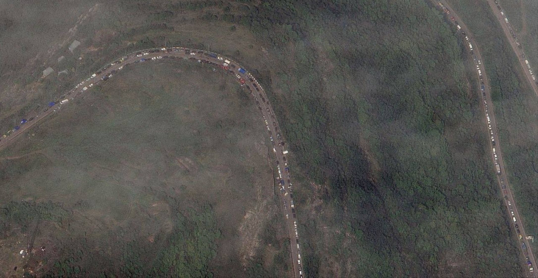 Maxar Technologies опубликовала спутниковые снимки ухода армян из Карабаха