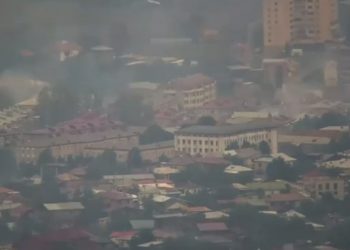 Армяне совершают поджоги в Ханкенди (видео) 24 Армяне совершают поджоги в Ханкенди (видео)